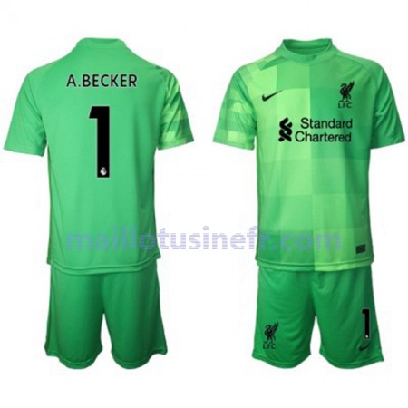 Maillot de Foot Liverpool Alisson Becker 1 Gardien Domicile 2021-22 - Enfant Maillot de Foot Liverpool Alisson Becker 1 Gardien Domicile 2021-22 - Enfant